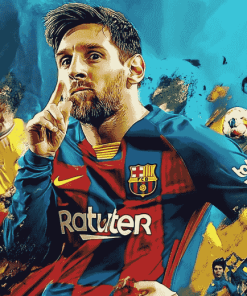 Messi Barcelona Sports Legend Diamond Painting