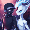 Mewtwo and Ash Pokemon Diamond Painting