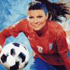 Mia Hamm Soccer Legend Diamond Painting