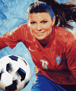 Mia Hamm Soccer Legend Diamond Painting