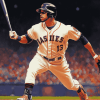 Michael Brantley Baseball Diamond Painting