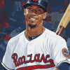 Michael Brantley Baseball Legend Diamond Painting