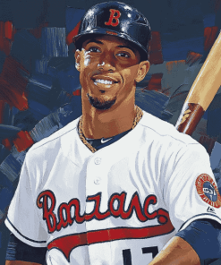 Michael Brantley Baseball Legend Diamond Painting