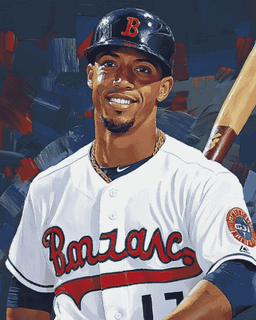 Michael Brantley Baseball Legend Diamond Painting