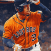 Michael Brantley Houston Astros Diamond Painting