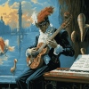 Michael Cheval Absurd Musician Diamond Painting