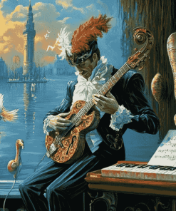 Michael Cheval Absurd Musician Diamond Painting