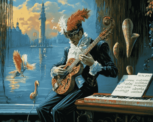 Michael Cheval Absurd Musician Diamond Painting