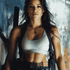 Michelle Rodriguez Fast and Furious Diamond Painting