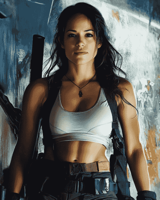 Michelle Rodriguez Fast and Furious Diamond Painting