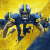 Michigan Wolverines Football Diamond Painting