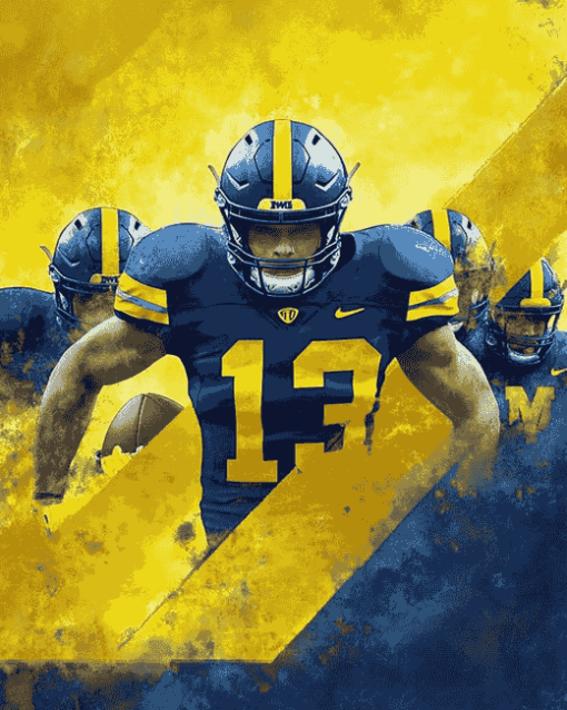 Michigan Wolverines Football Diamond Painting