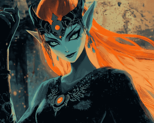 Midna Fantasy Adventure Diamond Painting