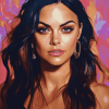 Mila Kunis Glamour Diamond Painting