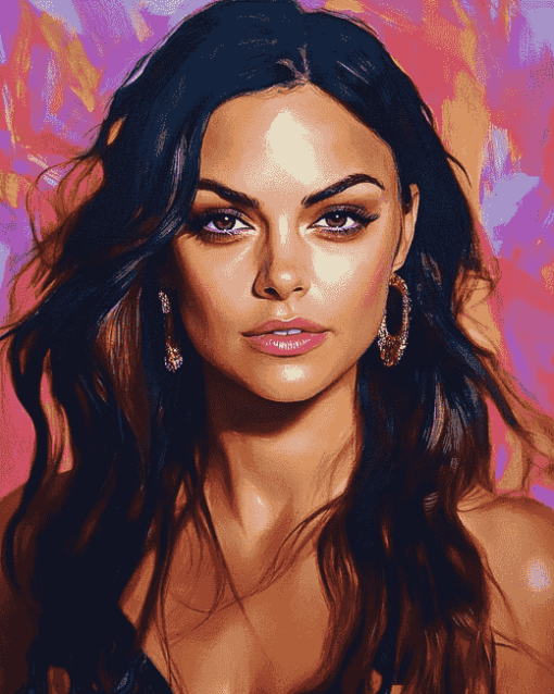 Mila Kunis Glamour Diamond Painting