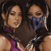 Mileena And Kitana Fighters Diamond Painting