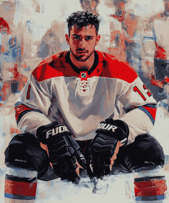 Miles Wood Ice Hockey Legend Diamond Painting