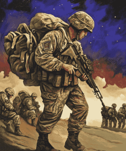 Military Tribute Diamond Painting