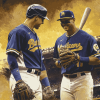 Milwaukee Brewers Baseballers Diamond Painting