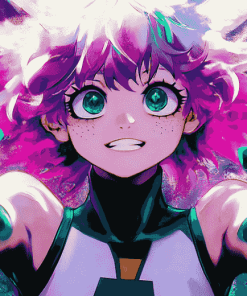 Mina Ashido My Hero Academia Diamond Painting