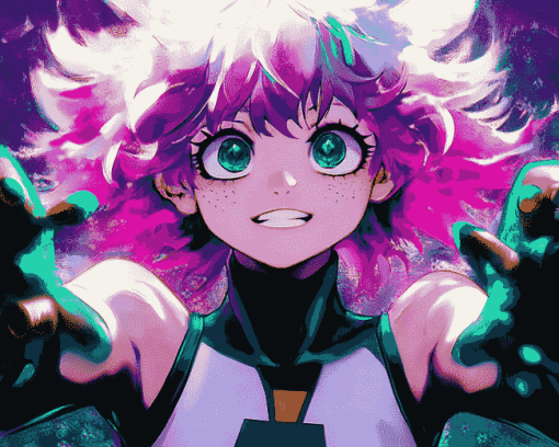 Mina Ashido My Hero Academia Diamond Painting