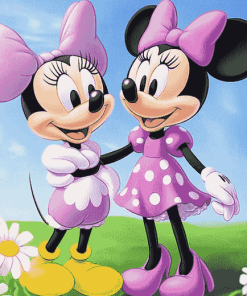 Minnie and Daisy Magic Diamond Painting