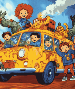 Miss Frizzle Animated Series Diamond Painting