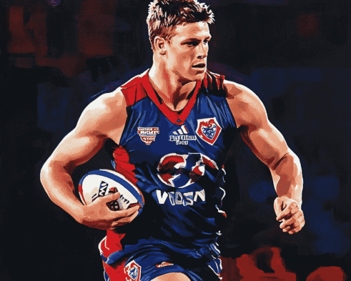 Mitch Hannan Sports Icon Diamond Painting