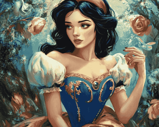 Modern Snow White Fantasy Diamond Painting