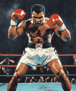 Mohammed Ali Boxing Legend Diamond Painting