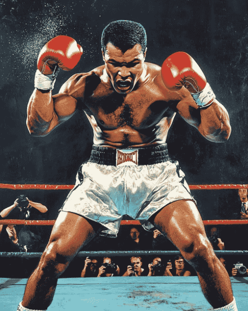 Mohammed Ali Boxing Legend Diamond Painting