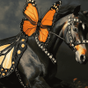 Monarch Fantasy Horse Diamond Painting