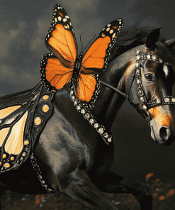 Monarch Fantasy Horse Diamond Painting