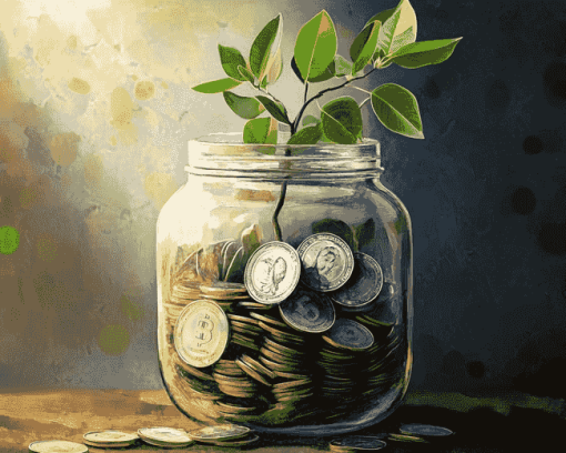 Money Tree Plant Diamond Painting