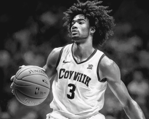 Monochrome Coby White Basketball Diamond Painting