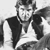 Monochrome Han Solo Star Wars Diamond Painting