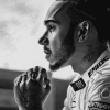 Monochrome Lewis Hamilton Diamond Painting