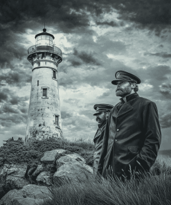 Monochrome Lighthouse Movie Diamond Painting