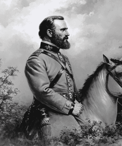 Monochrome Stonewall Jackson Diamond Painting