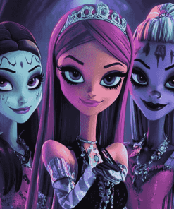 Monster High Cartoon Diamond Painting