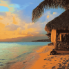 Montego Bay Seaside Sunset Diamond Painting