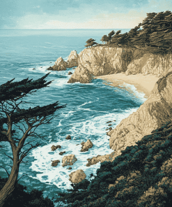 Monterey Bay Seascapes Diamond Painting