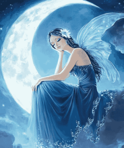 Moonlit Fairy Fantasy Diamond Painting