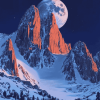 Moonlit Mt Whitney National Park Diamond Painting