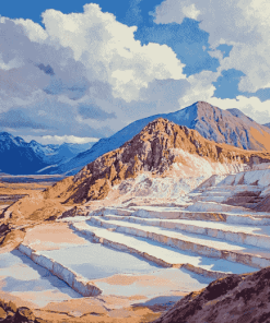 Moray Salt Mines Landscape Diamond Painting