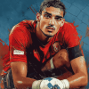 Moroccan Football Star Yassine Bounou Diamond Painting