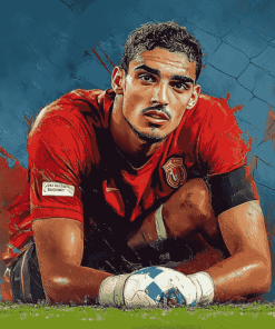 Moroccan Football Star Yassine Bounou Diamond Painting