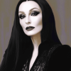 Morticia Addams Diamond Painting