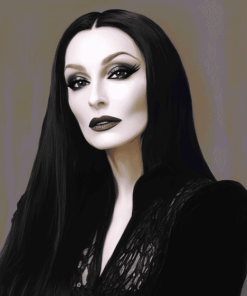 Morticia Addams Diamond Painting