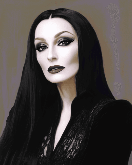 Morticia Addams Diamond Painting